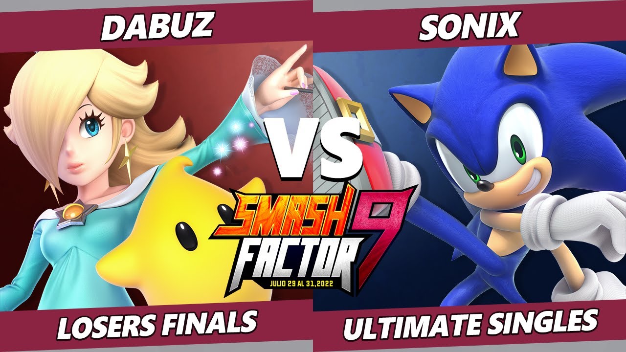 Smash Factor 9 Losers Finals - Dabuz (Rosalina) Vs. Sonix (Sonic) SSBU Ultimate Tournament
