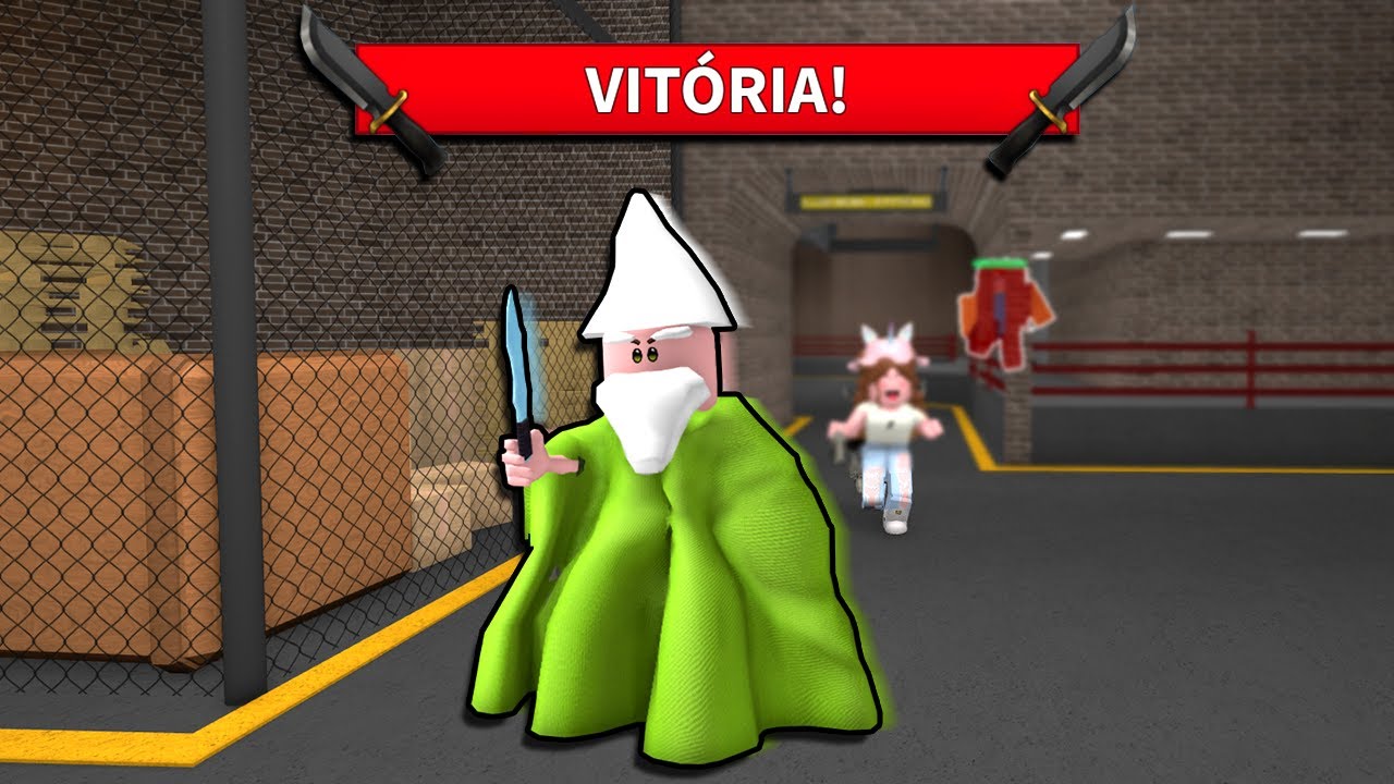 virei um GNOMO e destruí TODOS no Murder Mystery 2!