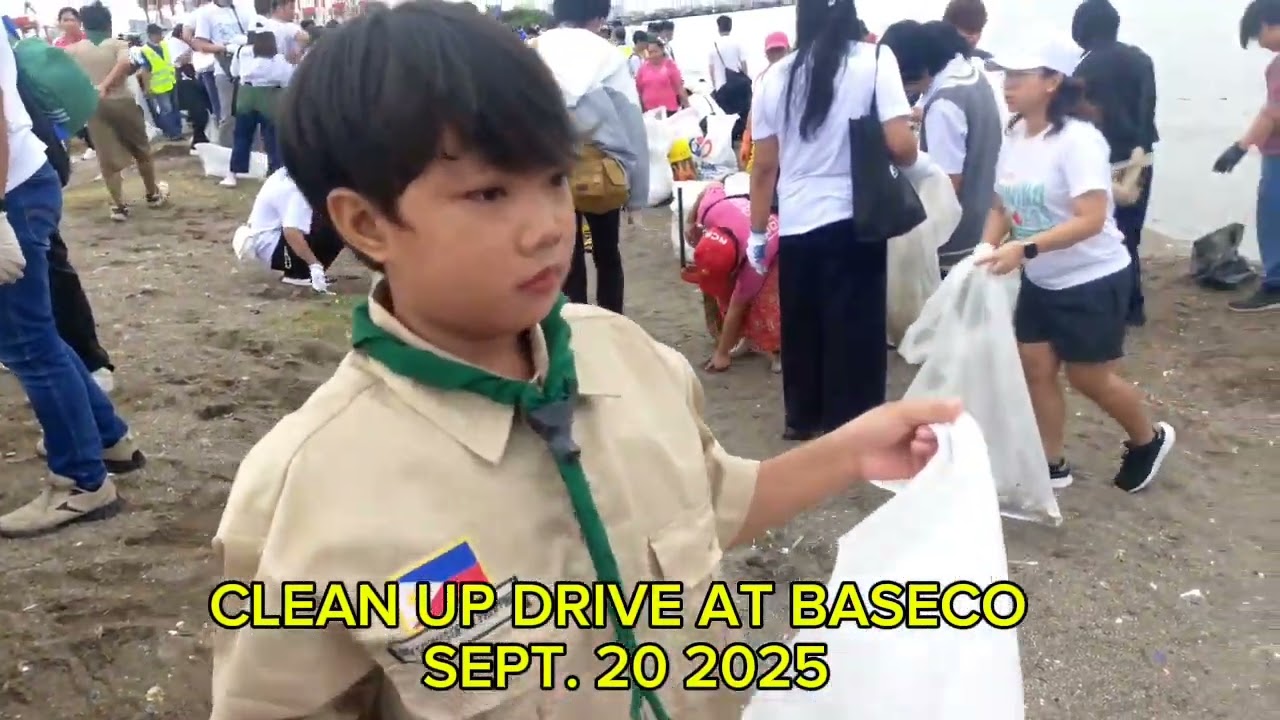 CLEAN UP DRIVE AT BASECO BEACH SEPT. 20 2025