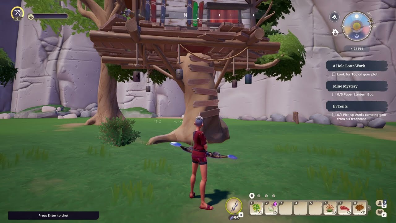 In Tents, Palia Quest - Auni Friendship level 3 Quest