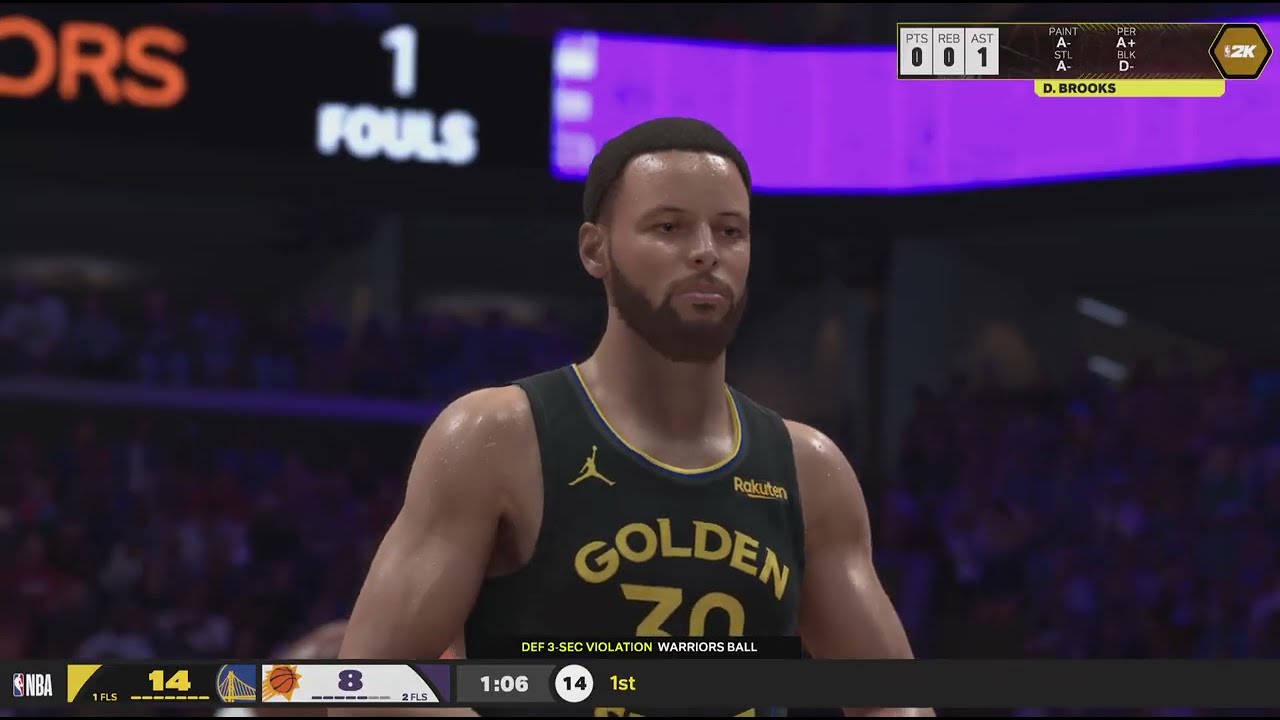 Golden State Warriors vs Phoenix Suns - NBA 2K26