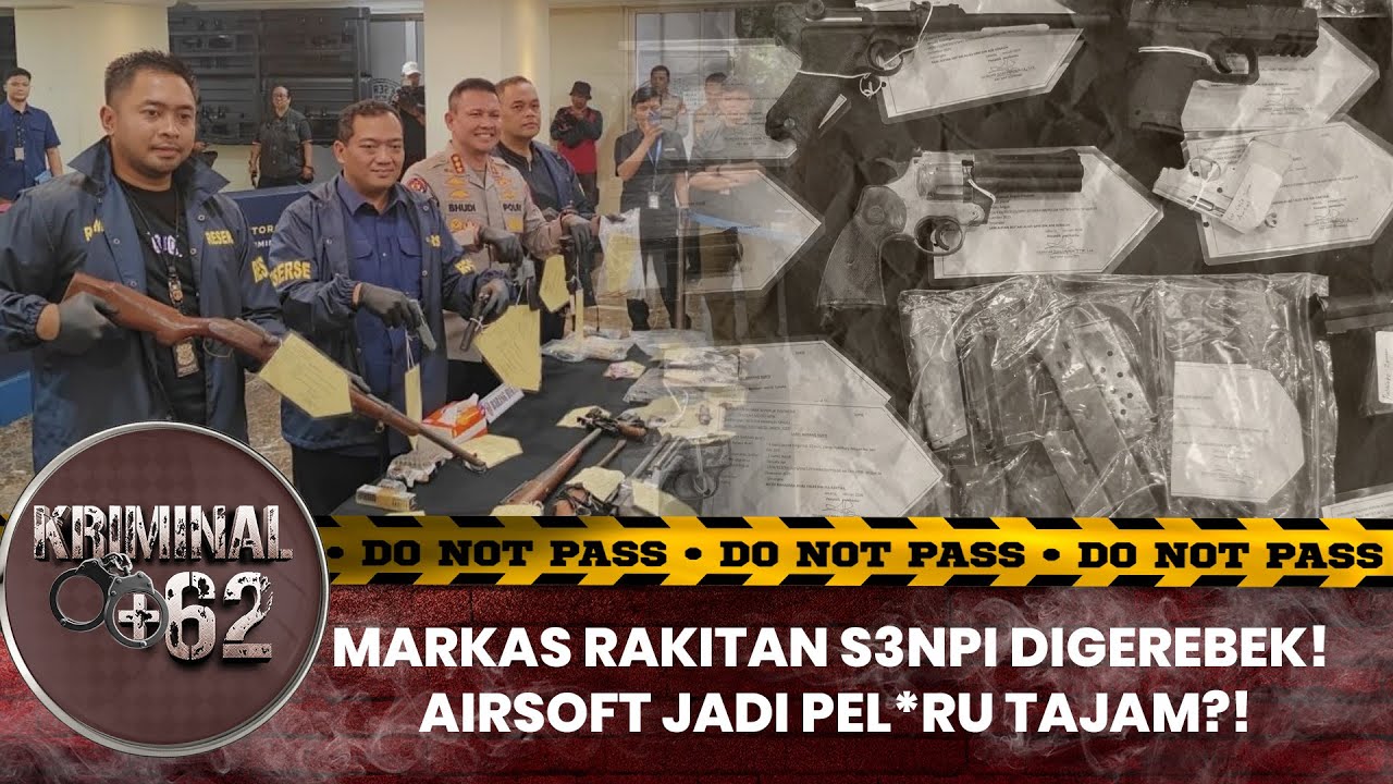 Pabrik Senjata Ap* Ilegal Berkedok Rumah Biasa Dibongkar Polisi – Airsoft Gun Jadi Pelur* Tajam!
