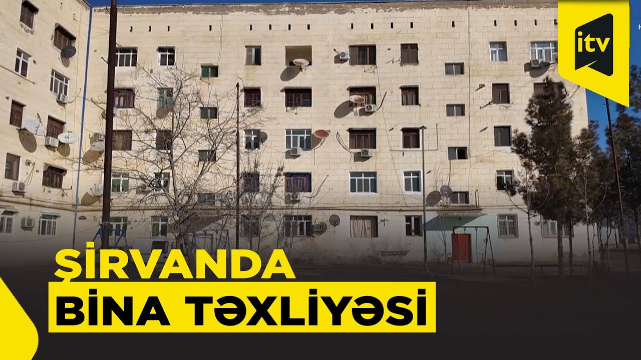 Şirvanda təhl&uuml;kəli vəziyyət: yaşayış binası boşaldıldı, 20 ailə təxliyə olundu