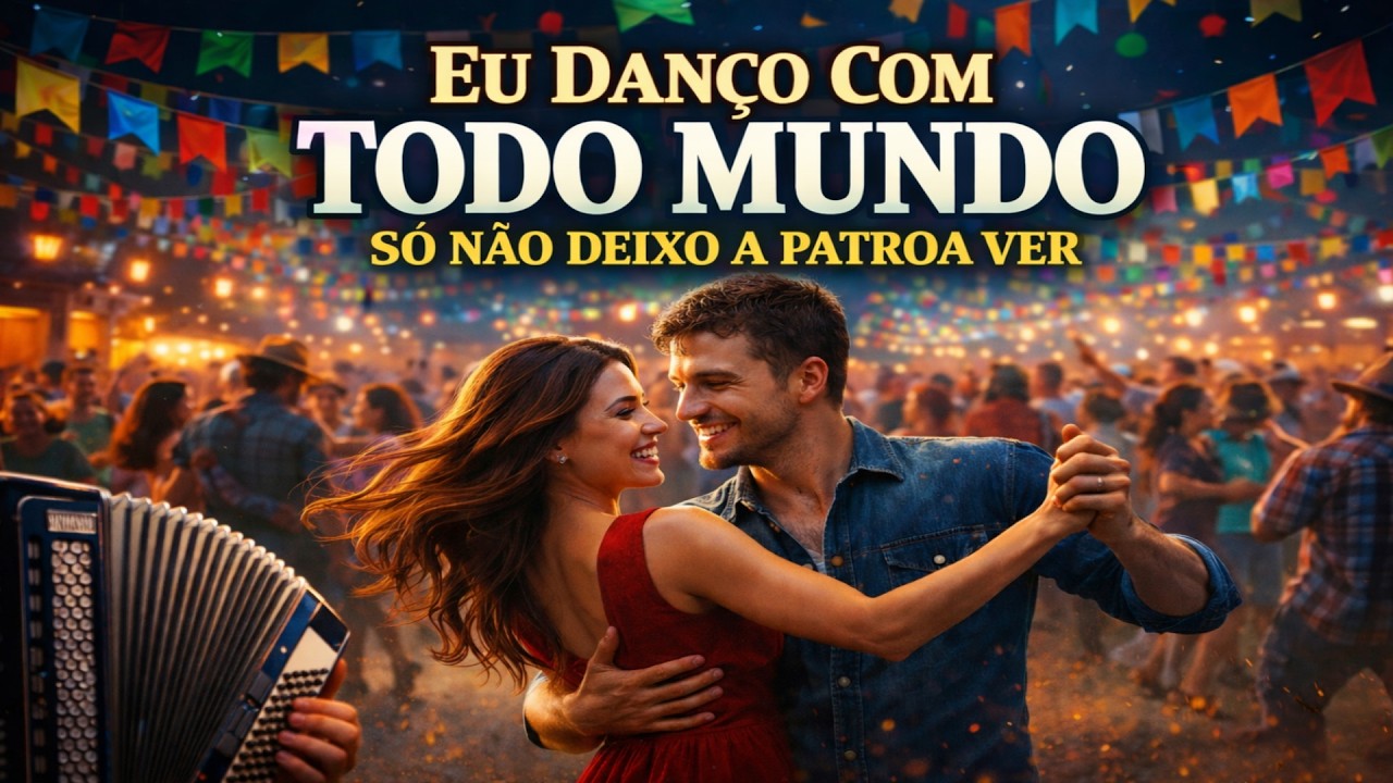 Eu Danço com Todo Mundo (Só Não Deixo a Patroa Ver) | Forró Raiz Animado
