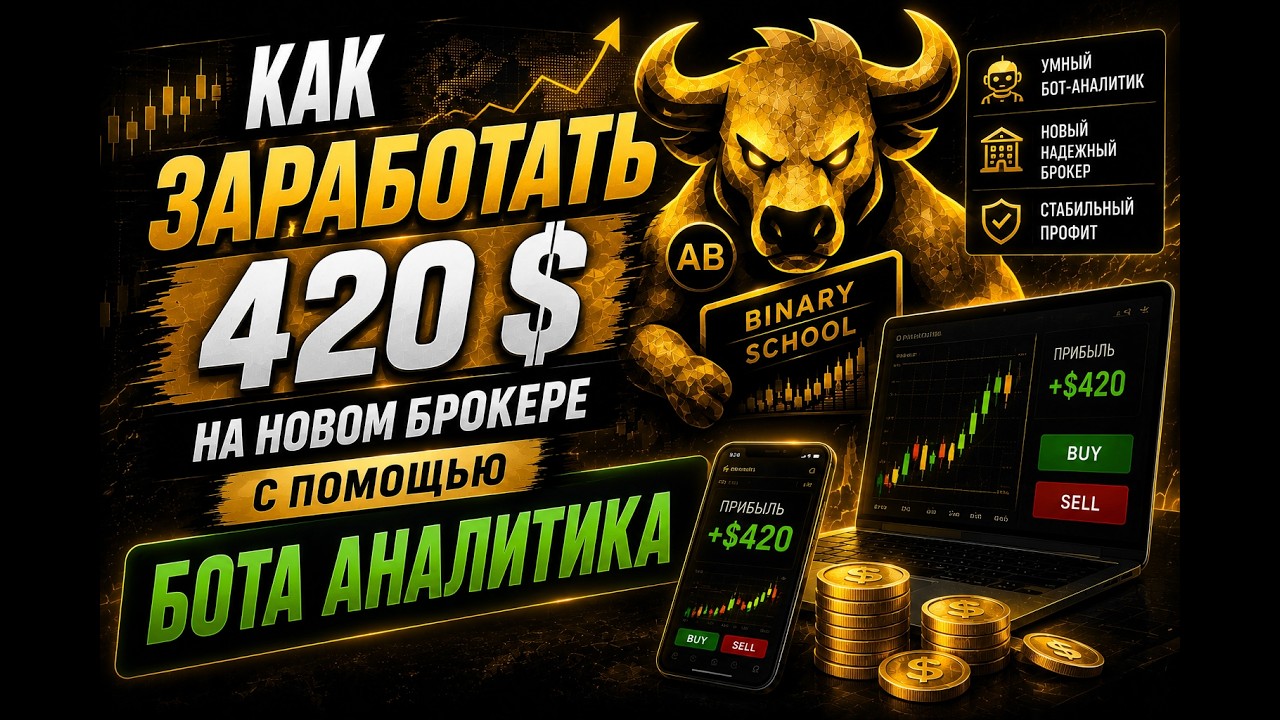 Как заработать 420$ за одну сессию? Новый брокер Бинодекс Binodex + Бот-Аналитик