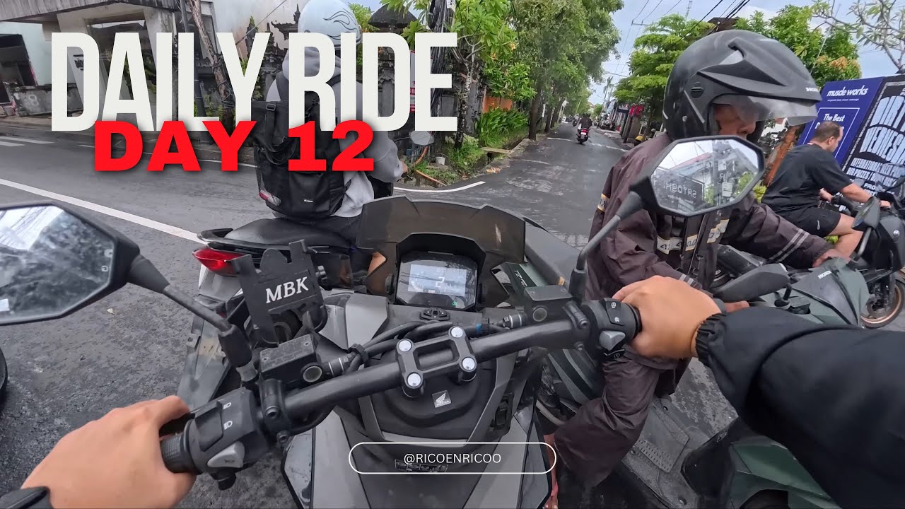 Early Morning Drive in Bali 🇮🇩 | Honda Adv160  #dailyvlog #bali #day12