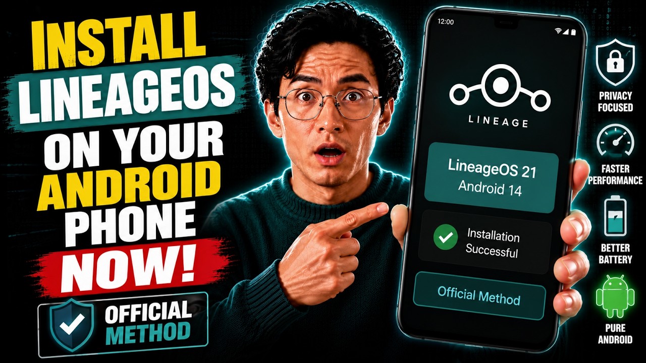 Install Lineageos On Your Android Phone NOW with the Official Method