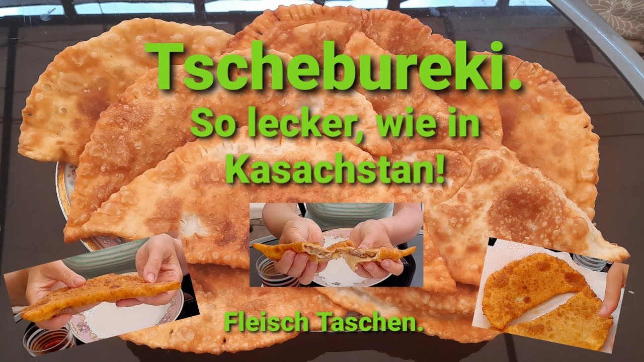 Tschebureki selbst machen. So lecker, wie in Kasachstan! Fleisch Taschen. Чебуреки.