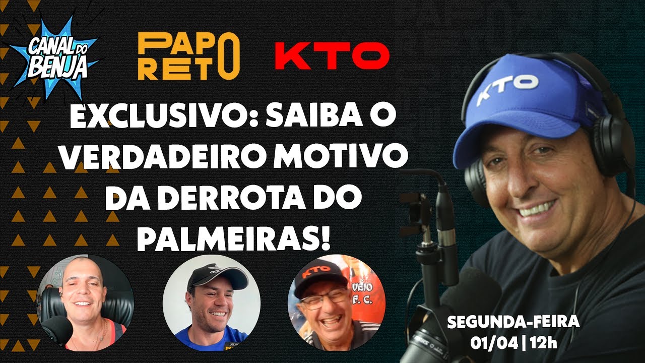 Papo Reto com Benja, Gladiador, Mano e V&eacute;io - ep. 255 - 01/04/2024