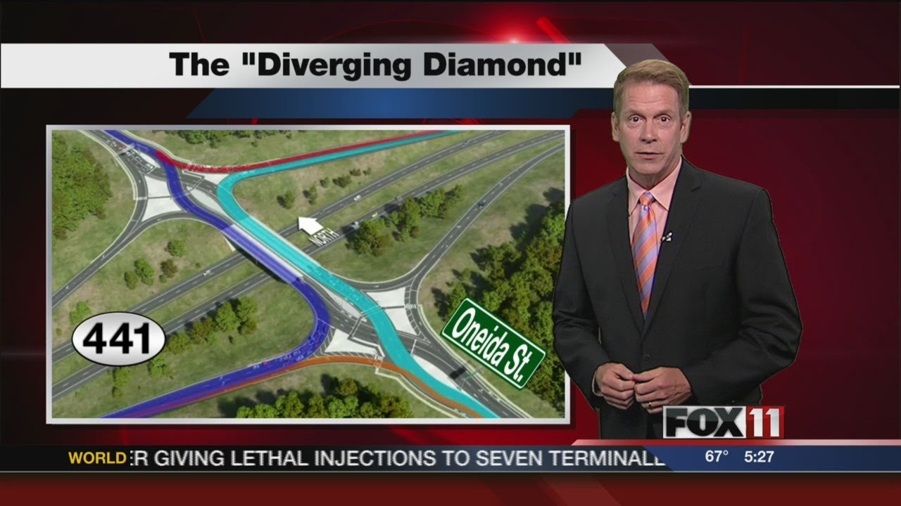 Hwy. 441 expansion plan includes diverging diamond