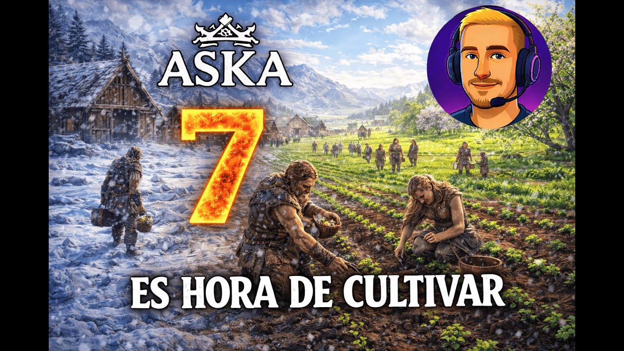 ASKA!! Se acabo el invierno, es hora de cultivar!! Gameplay español!! Cap6
