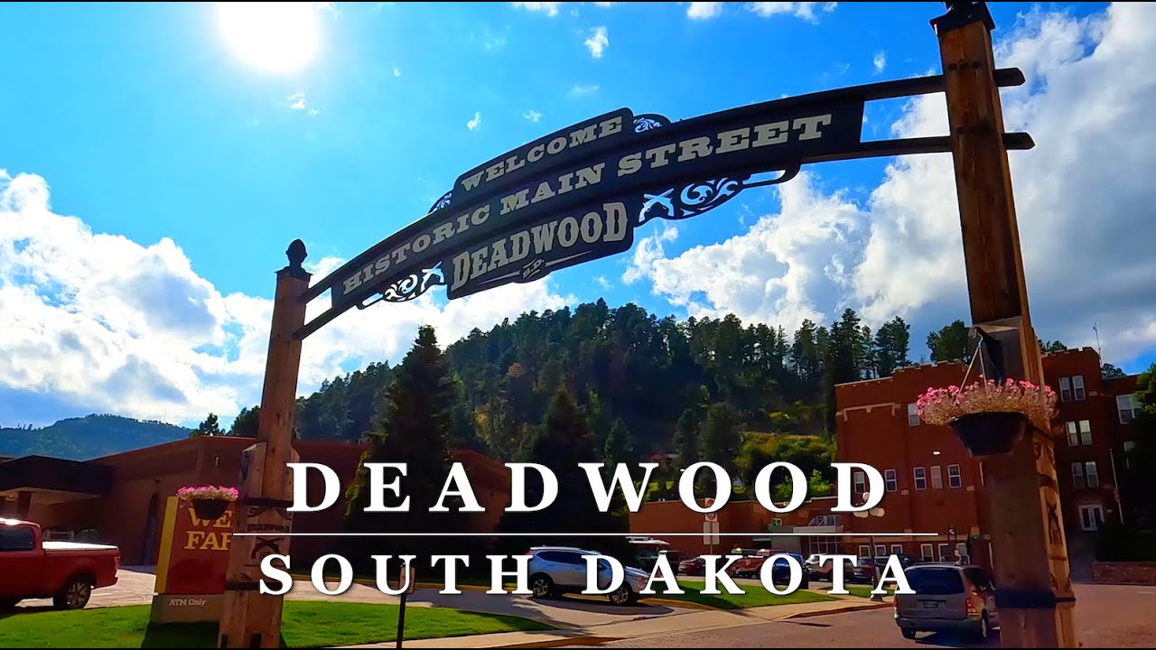 [4K] DEADWOOD City Walk - Deadwood, South Dakota - 4K Relaxing Scenic Walking Tour with Binaural 🎧