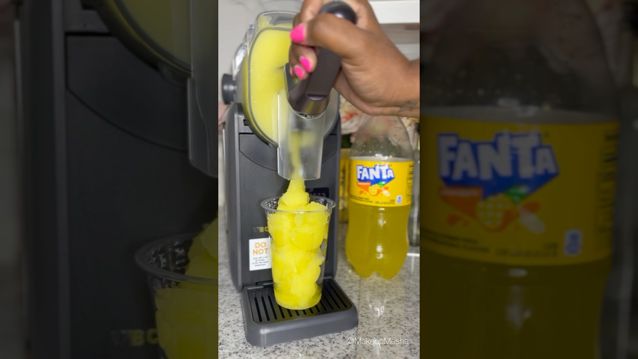 Let&rsquo;s make a Pineapple Slushie  using ViboFrost&rsquo;s Frozen Drink Machine #restock