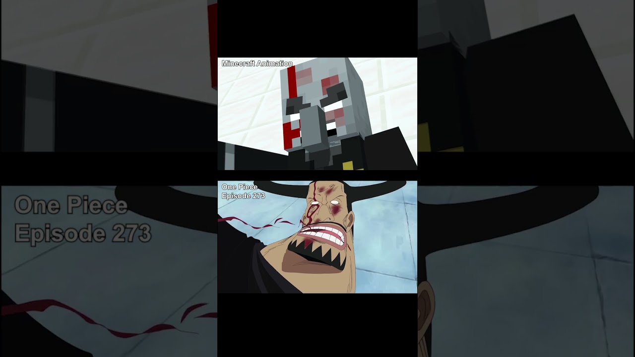 Luffy vs Blueno | Minecraft vs Original