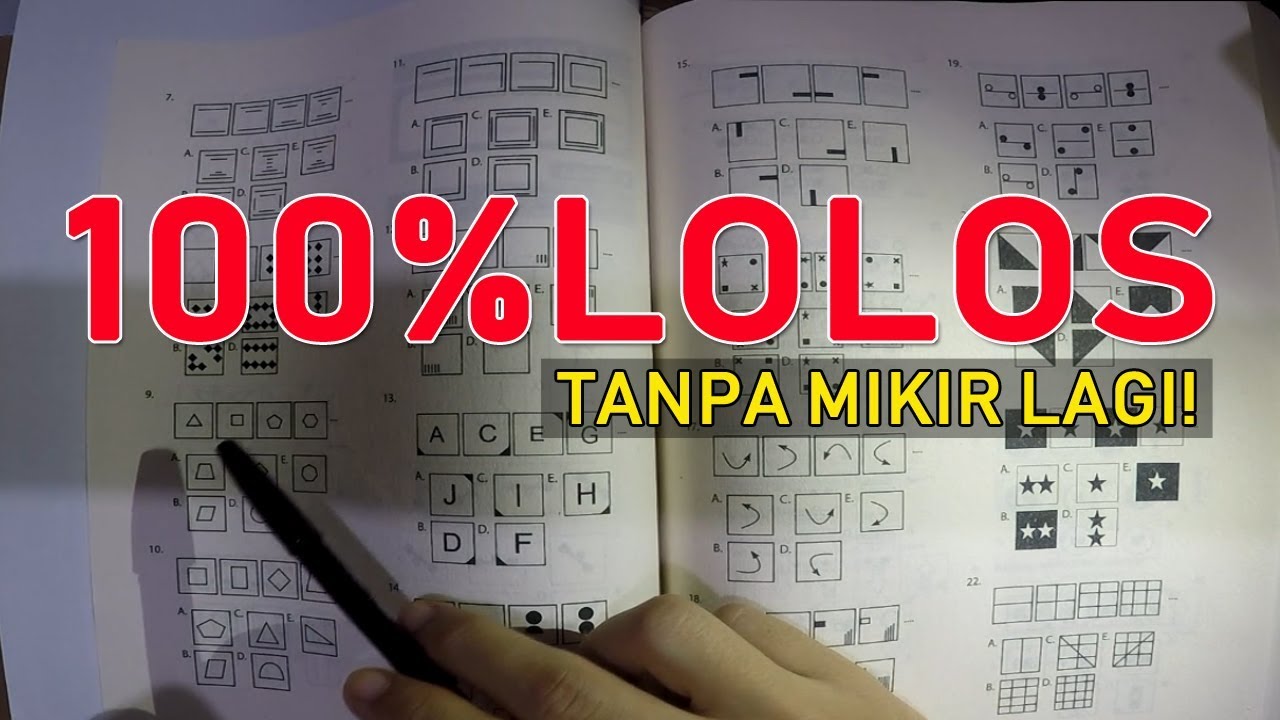30 Soal dan Jawaban Tes Psikotes Deret Gambar