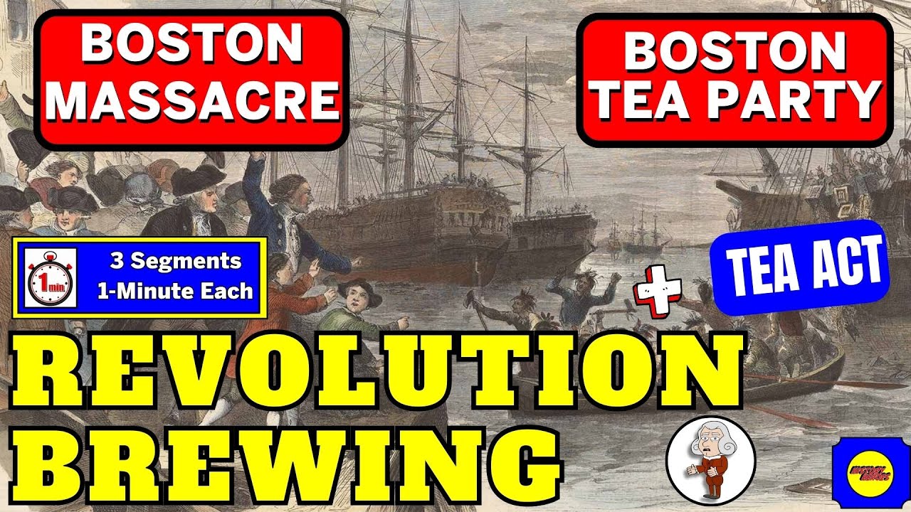 Boston Massacre, Tea Act, & Boston Tea Party: Revolution Brewing In The Colonies!
