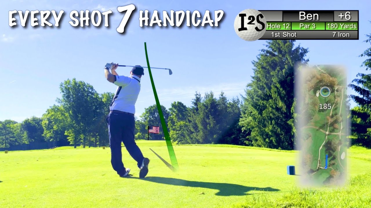 See how a 7 handicap golfer plays a round of golf | Pine Hills Golf Club | Back 9