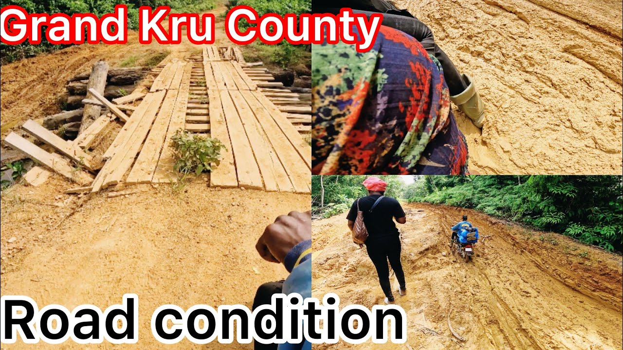 Nearly experiencing death on this horrible road in grand kru county in Liberia in 2024