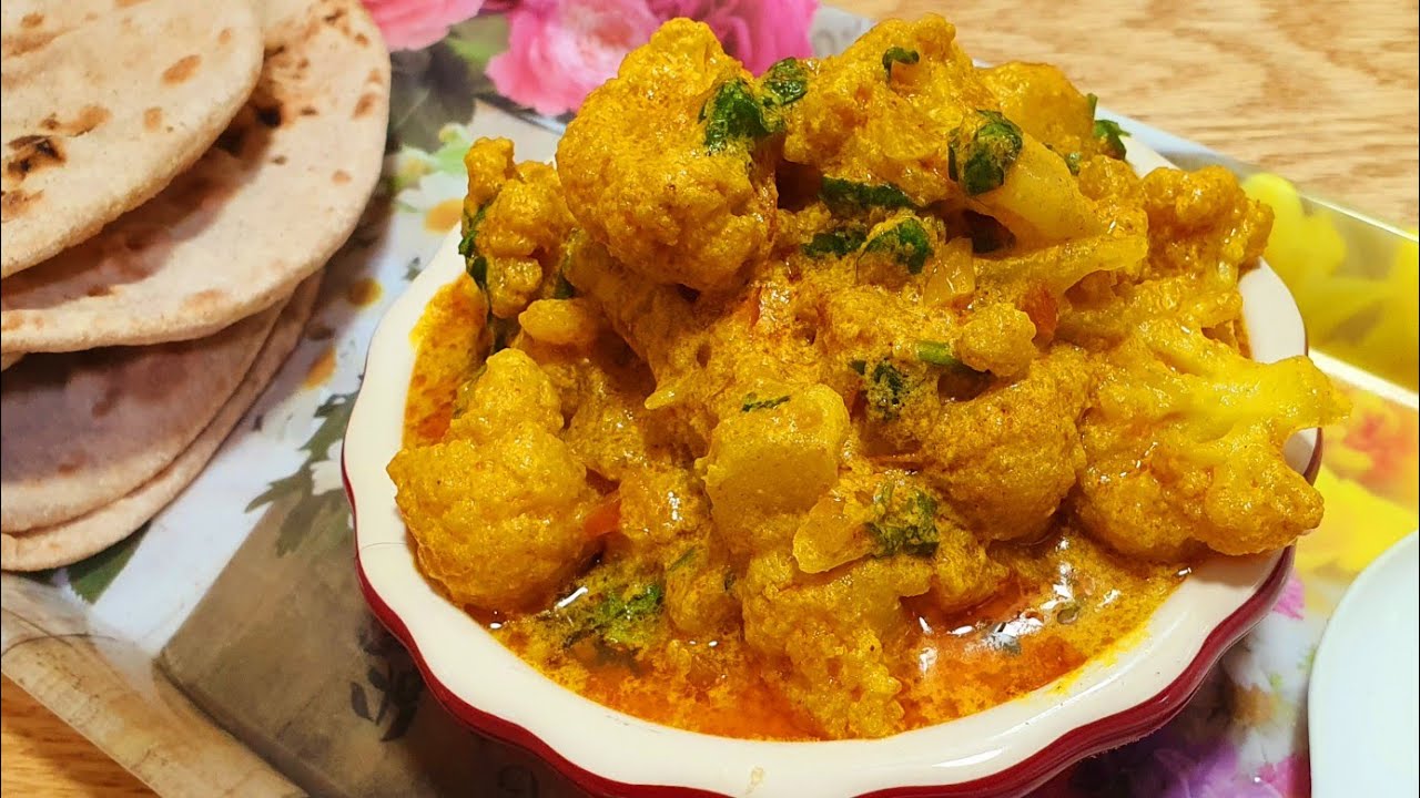 Cauliflower curry with coconut milk | Aloo Phulkopir Tarkari | ফুলকপি