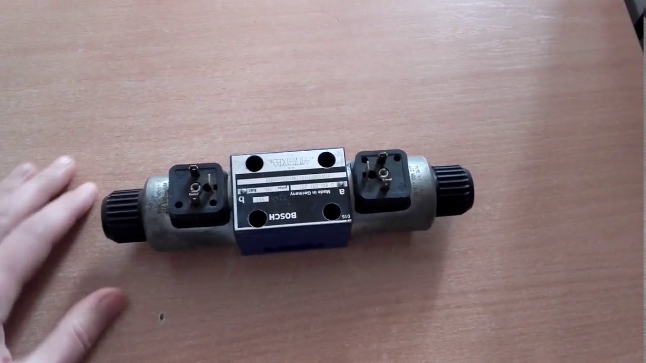 Elektro zawór, rozdzielacz hydrauliczny - zasada działania