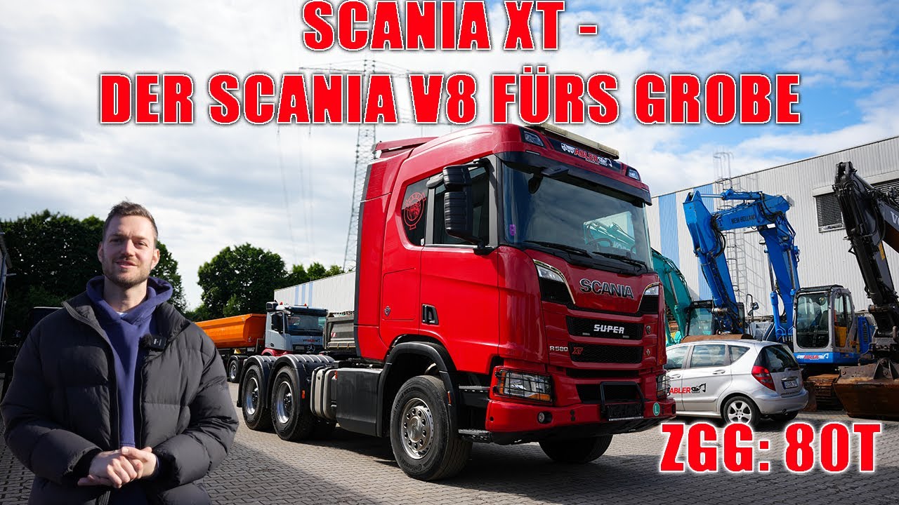 V8 POWER IM 6x4 SCANIA R580XT! Aktuell gibt es keine bessere SZM!