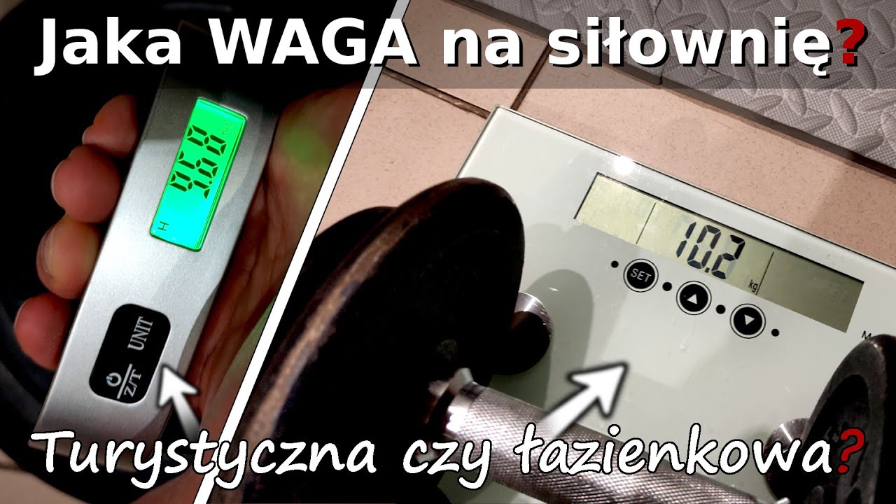 Waga na siłownię - Waga turystyczna, czy waga łazienkowa? - Gym 35