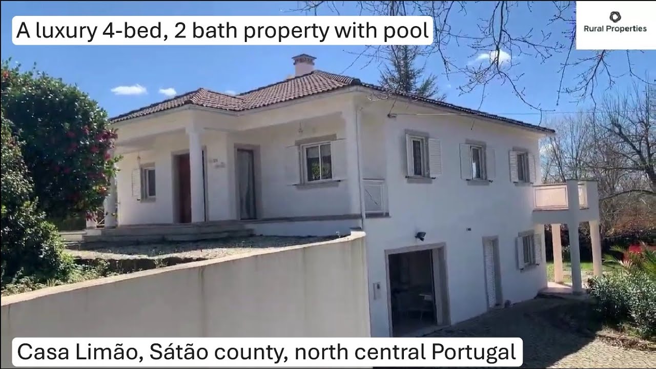 Casa Limão, 4-bed, 2 bath luxury property near Sátão, central Portugal