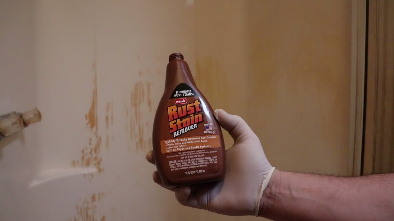 BEST RUST/HARD WATER STAIN REMOVER EVER!!! Whink (Must See)