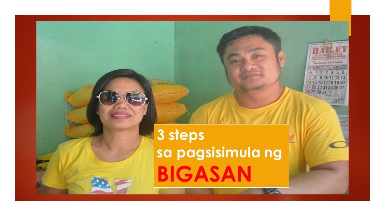 3 steps sa pagsissimula ng bigasan