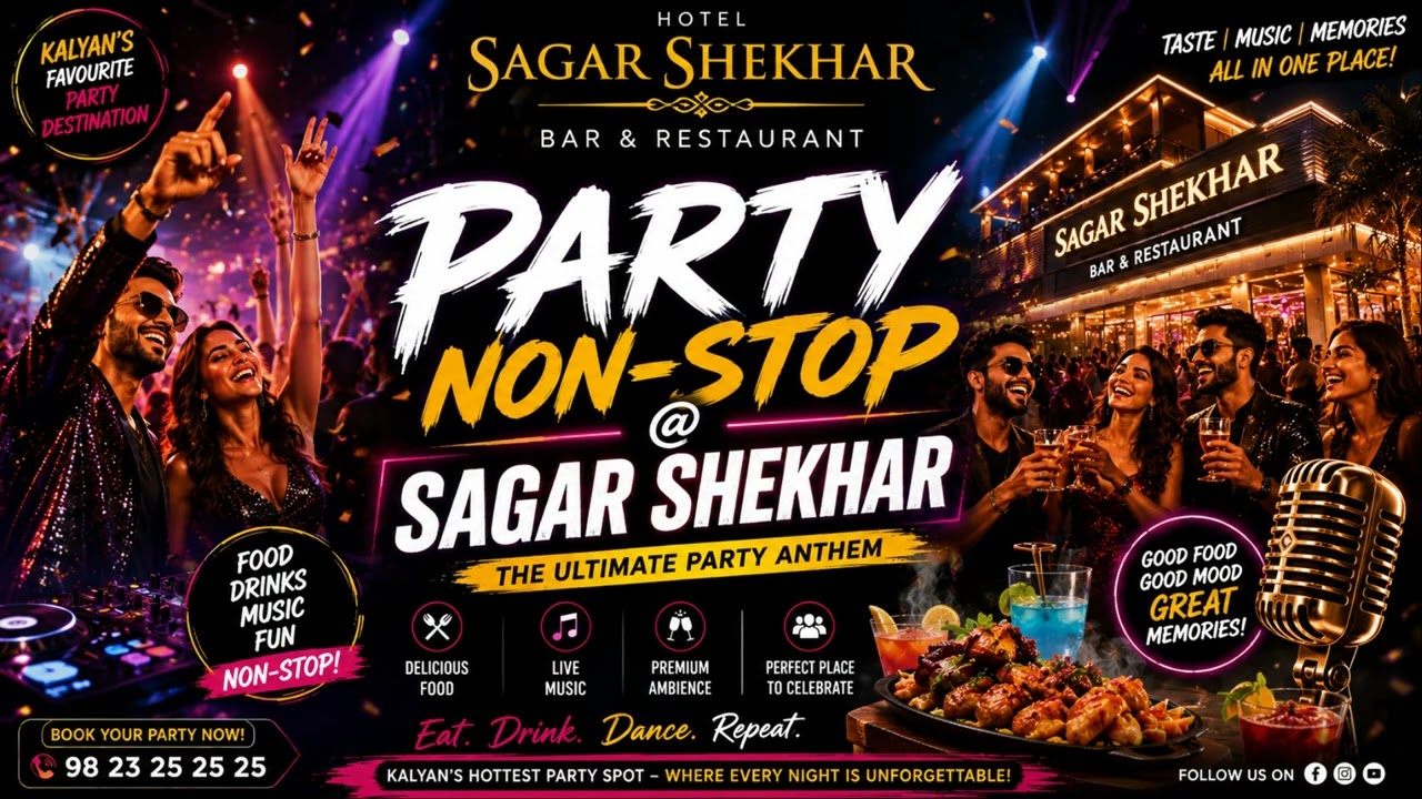 Party Non-Stop @ Sagar Shekhar | Official Party Anthem 2026 | Hotel Sagar Shekhar Bar & Restaurant