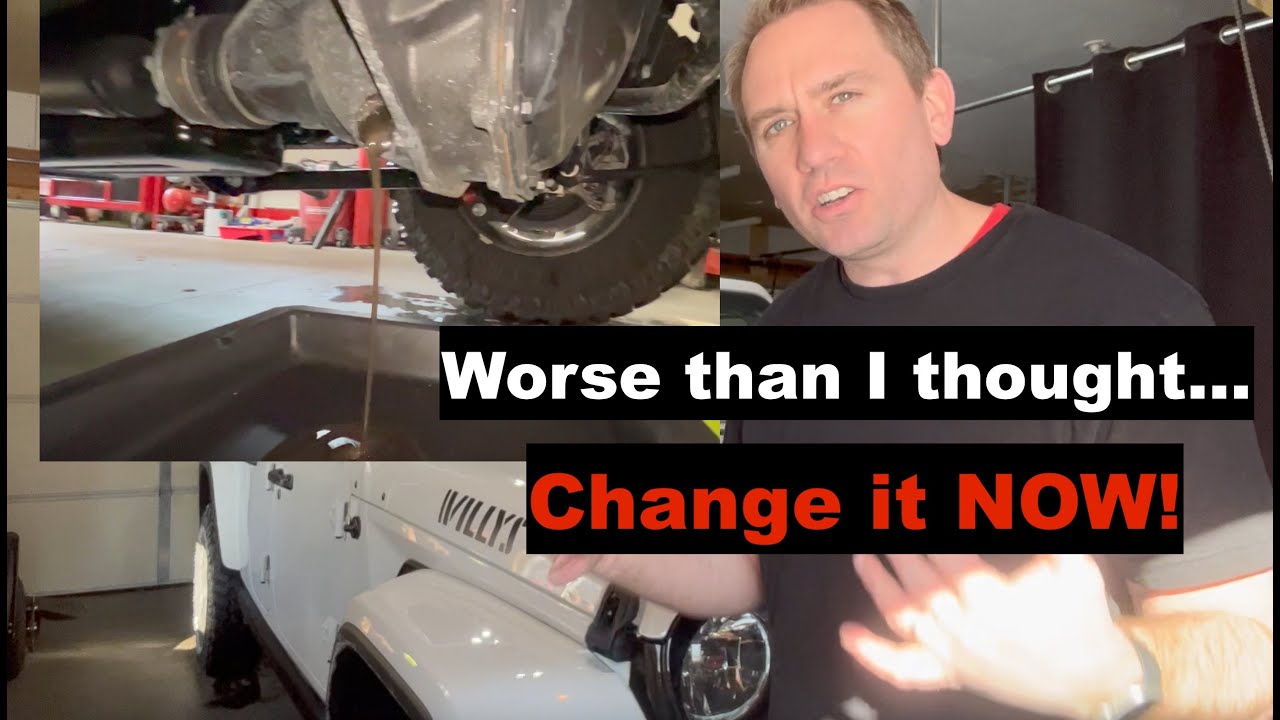 Замена жидкости в передней/задней оси Jeep Gladiator JT JL