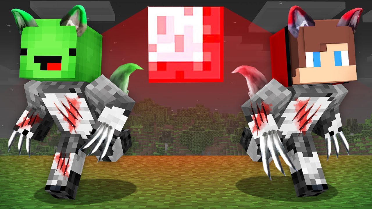 Как Джей-Джей и Майки превращаются в ОБОРОТНЕЙ в Minecraft! - Maizen