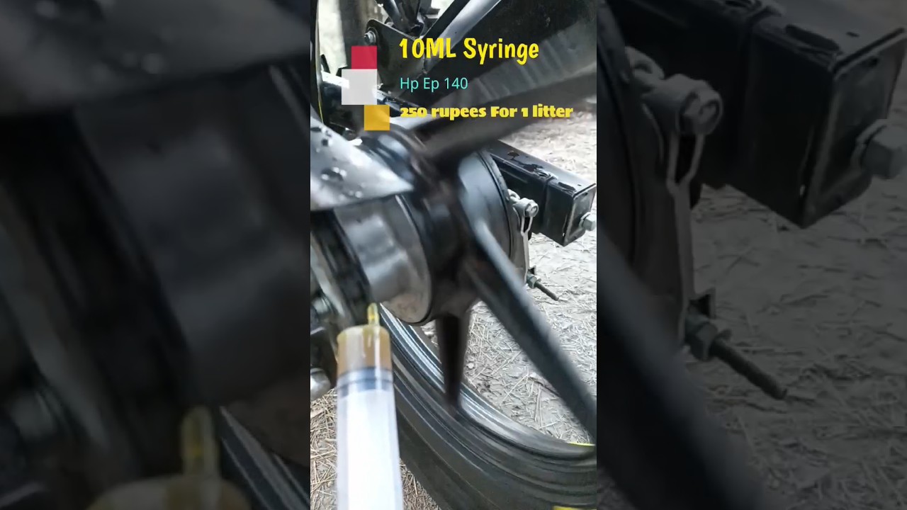 How to lube your chain with Gear Oil