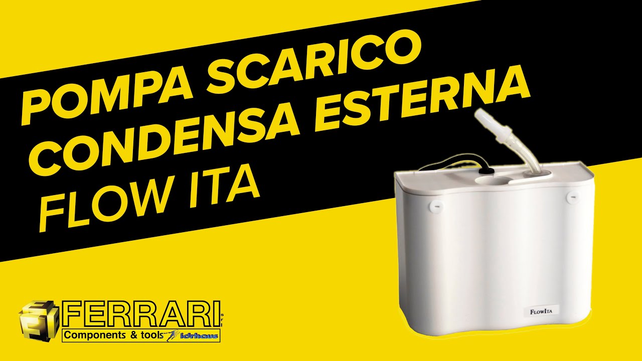 Pompa scarico condensa ESTERNA con fissaggio a muro - FLOWITA