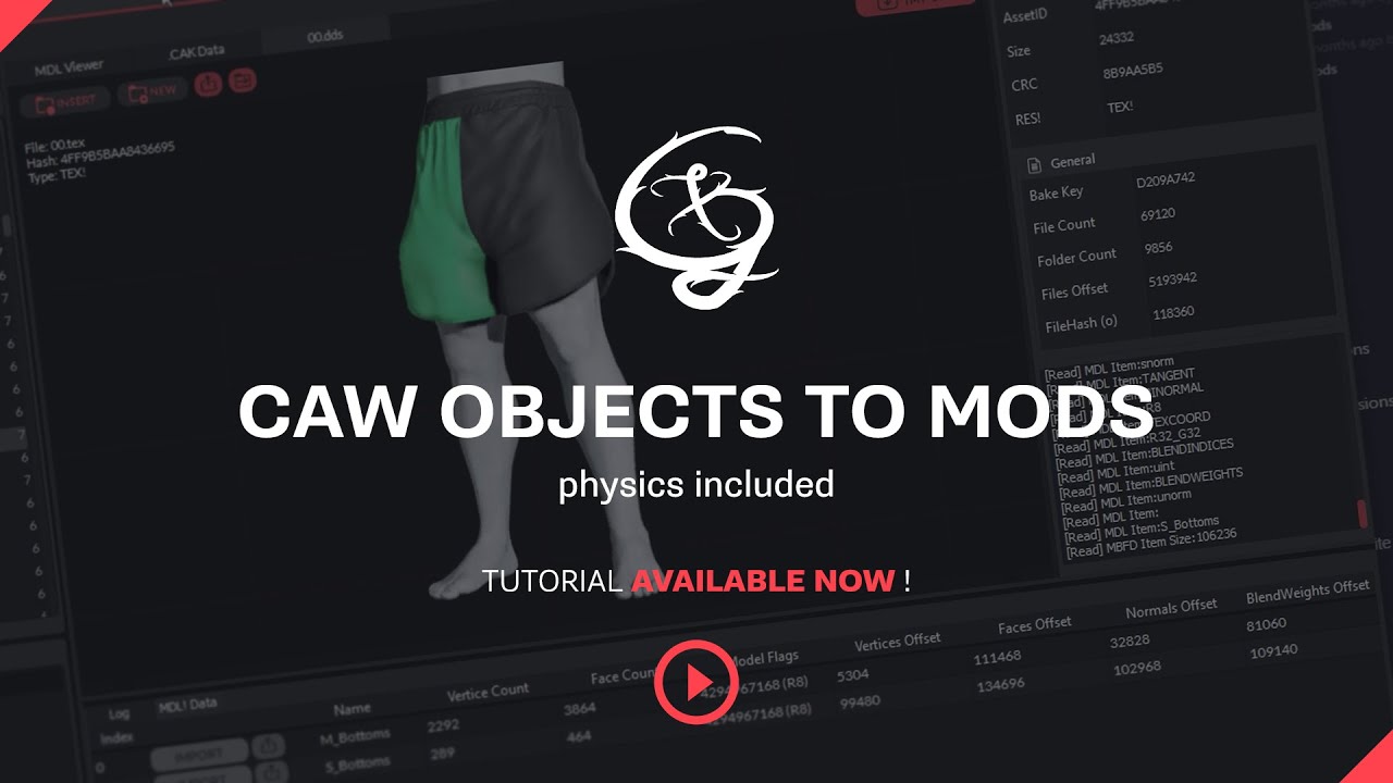 WWE 2K22 Modding - CAW Objects to Mods (Physics Inc)
