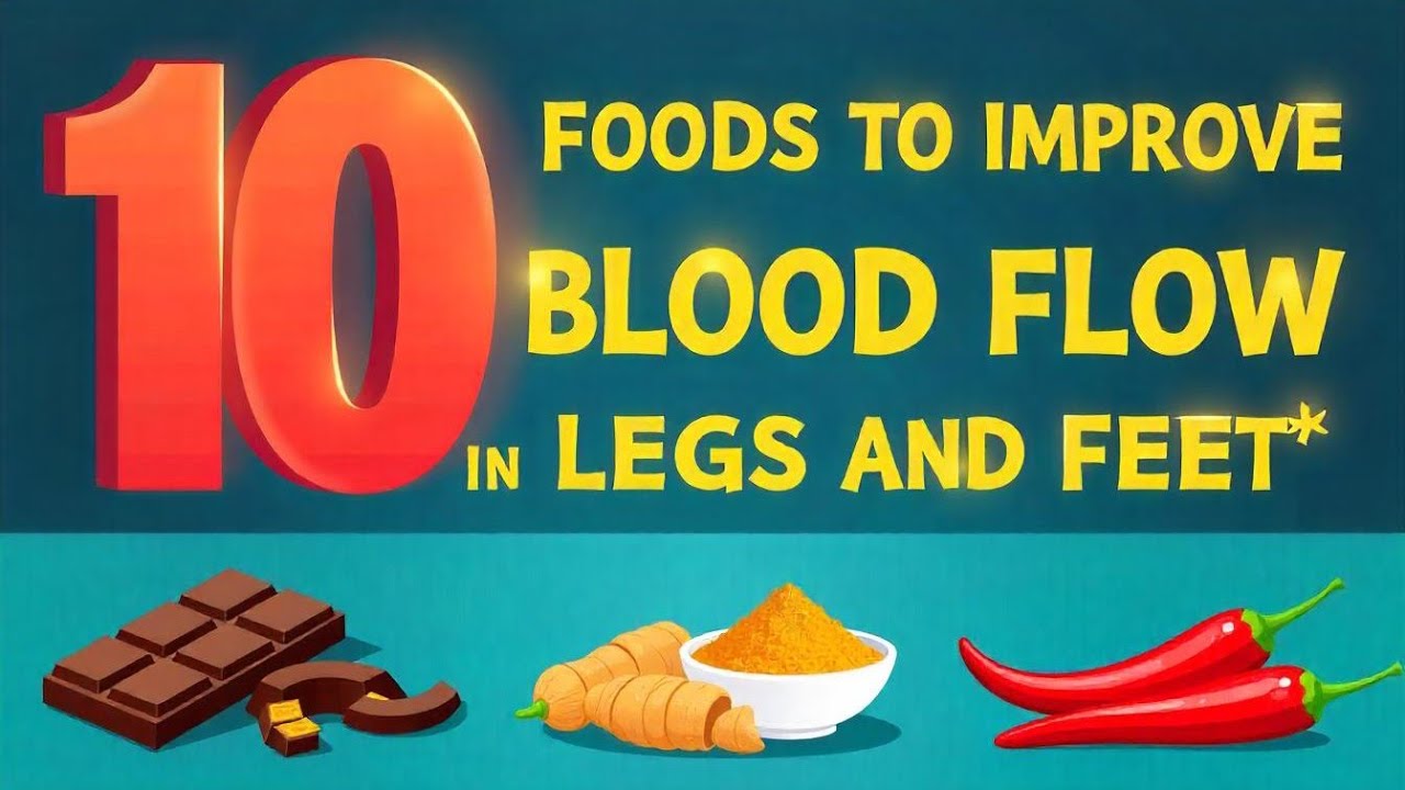 10 Foods To Improve Blood Circulation In Legs And Feet That Nobody Will Tell You