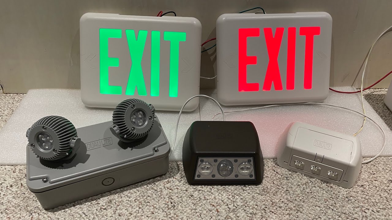 Dual-Lite ELSS Central Emergency Lighting System Demo - Exit Signs/Emergency Lighting