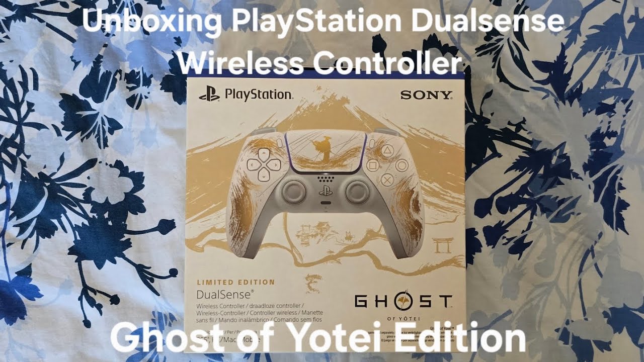 Unboxing PlayStation DualSense Wireless Controller Ghost of Yotei Edition 