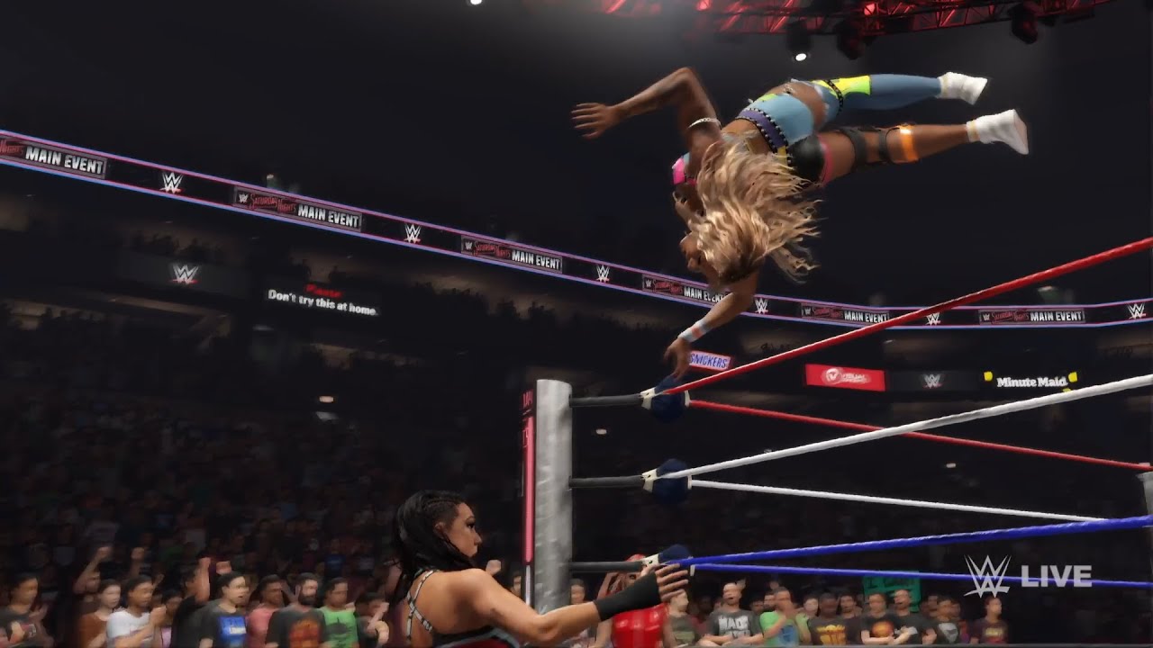 WWE 2K25 Сол Рука против Бэйли: Главное событие субботнего вечера