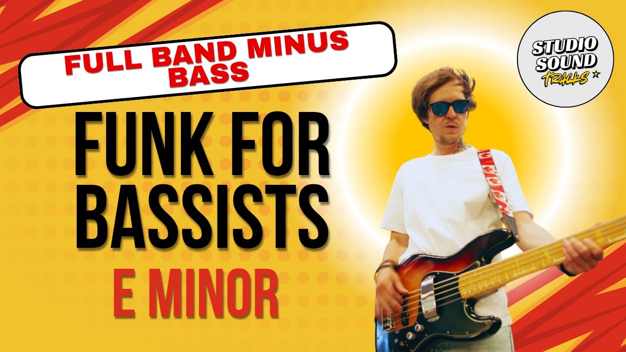 Funk Backing Track for Bassists – 110 BPM E Minor Jam (Drums, Guitar + Keys)