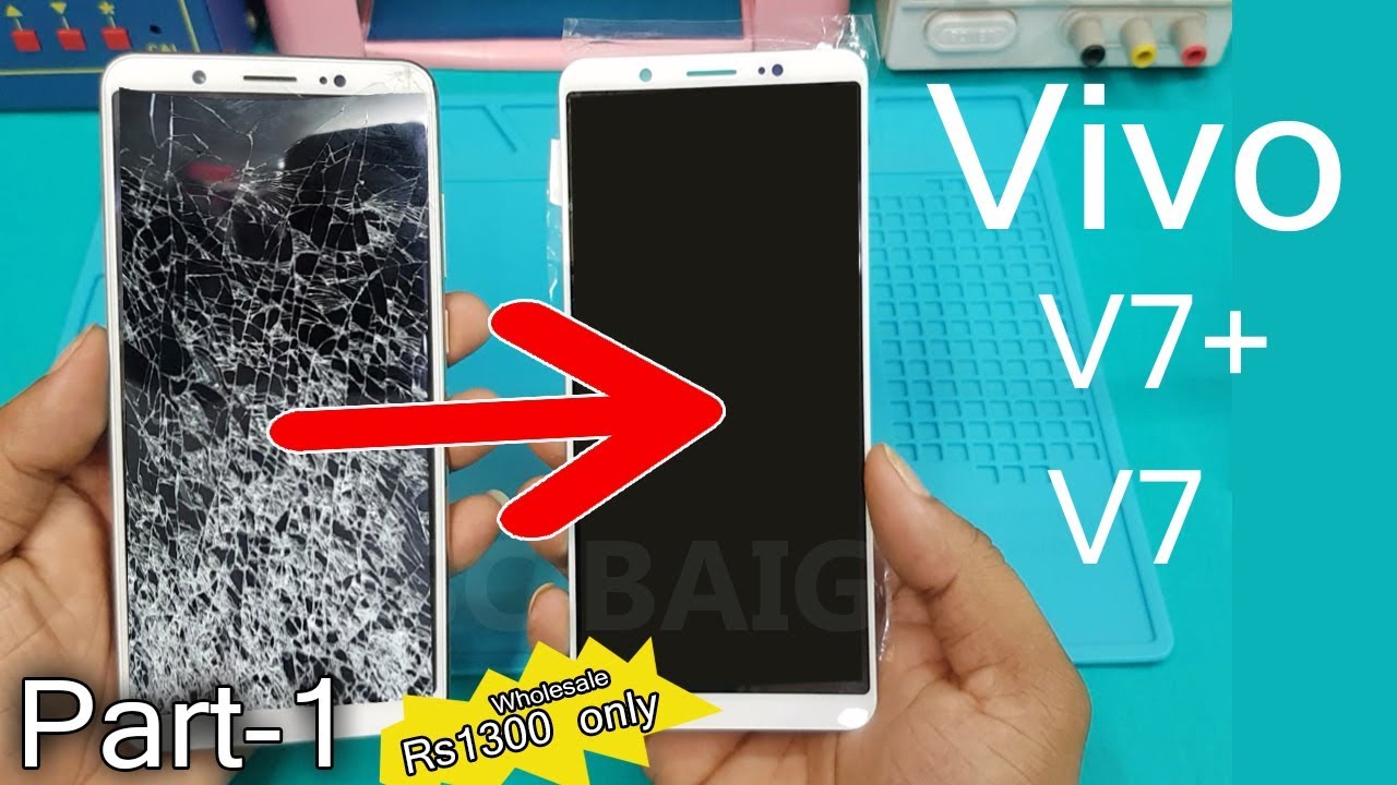 ViVO V7 Plus || Vivo V7 - LCD Display With Touch Screen Digitizer Glass Combo Replacement-Part-1