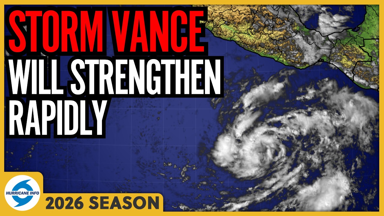 Tropical Storm Vance will rapidly strengthen into Hurricane Vance. Stay alert in Mexico.