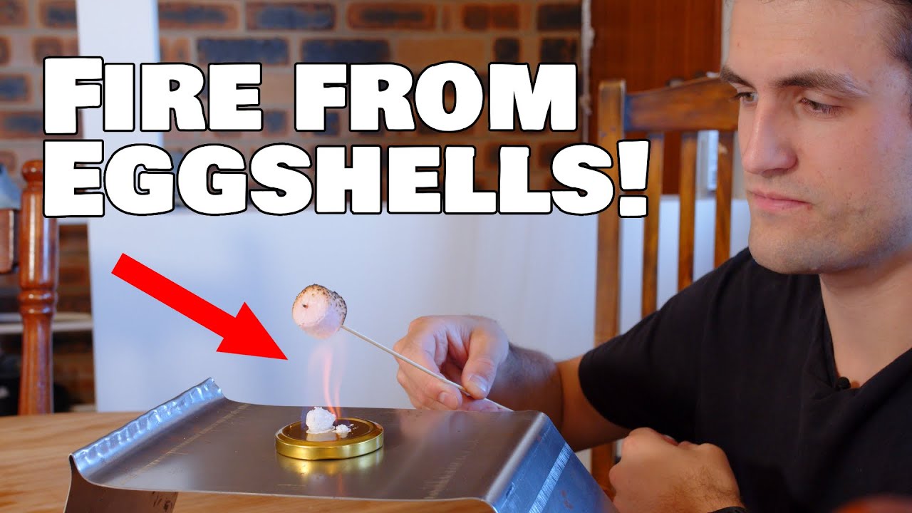 Homemade Fire Gel from Eggshells!