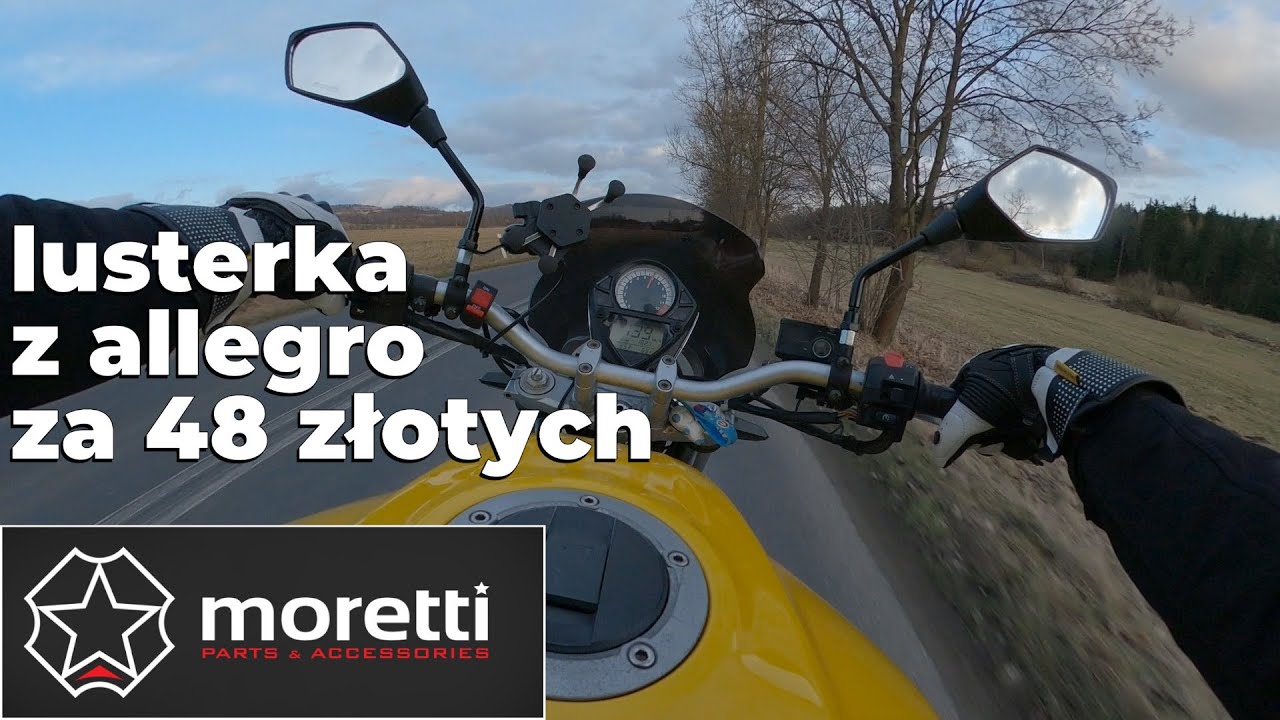 Moretti - Lusterka Motocyklowe Z Allegro Za 48 Złotych - Czy Opłaca Się Je Kupić?