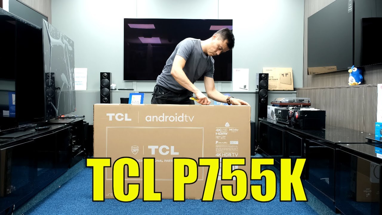 TCL P755K S551G 2024 Unboxing, Setup, Test and Review with 4K HDR Demo Videos