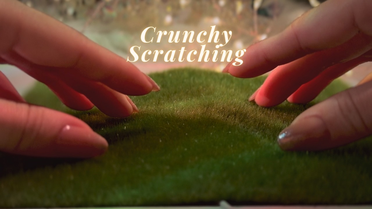 ASMR Crunchy Texture Scratching🫠 Sharp Brain Tingles💫 (No Talking, No Mouth Sounds)