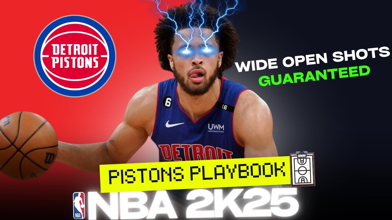 Want Sure Open Shots? Do This... Pistons Playbook NBA 2K25