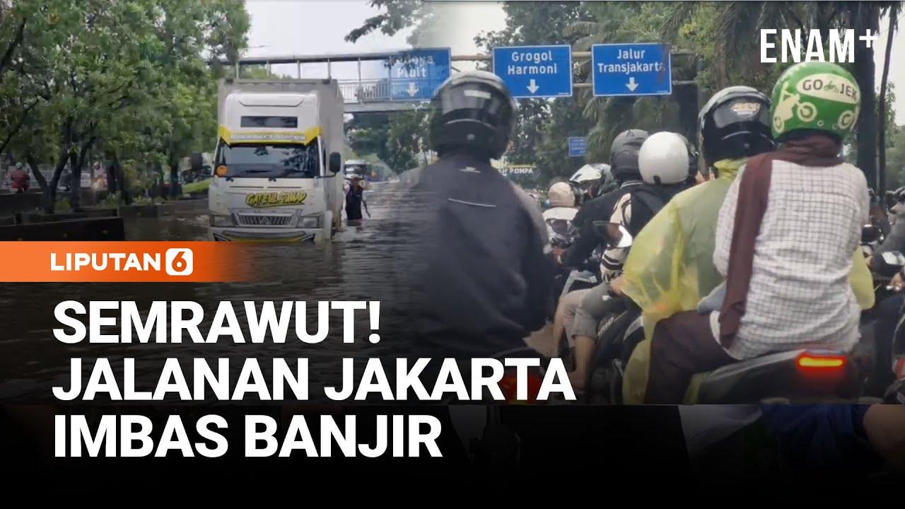 Terjebak Banjir Dan Macet, Perjalanan Bekasi–Jakarta Tembus 5 Jam | Liputan6