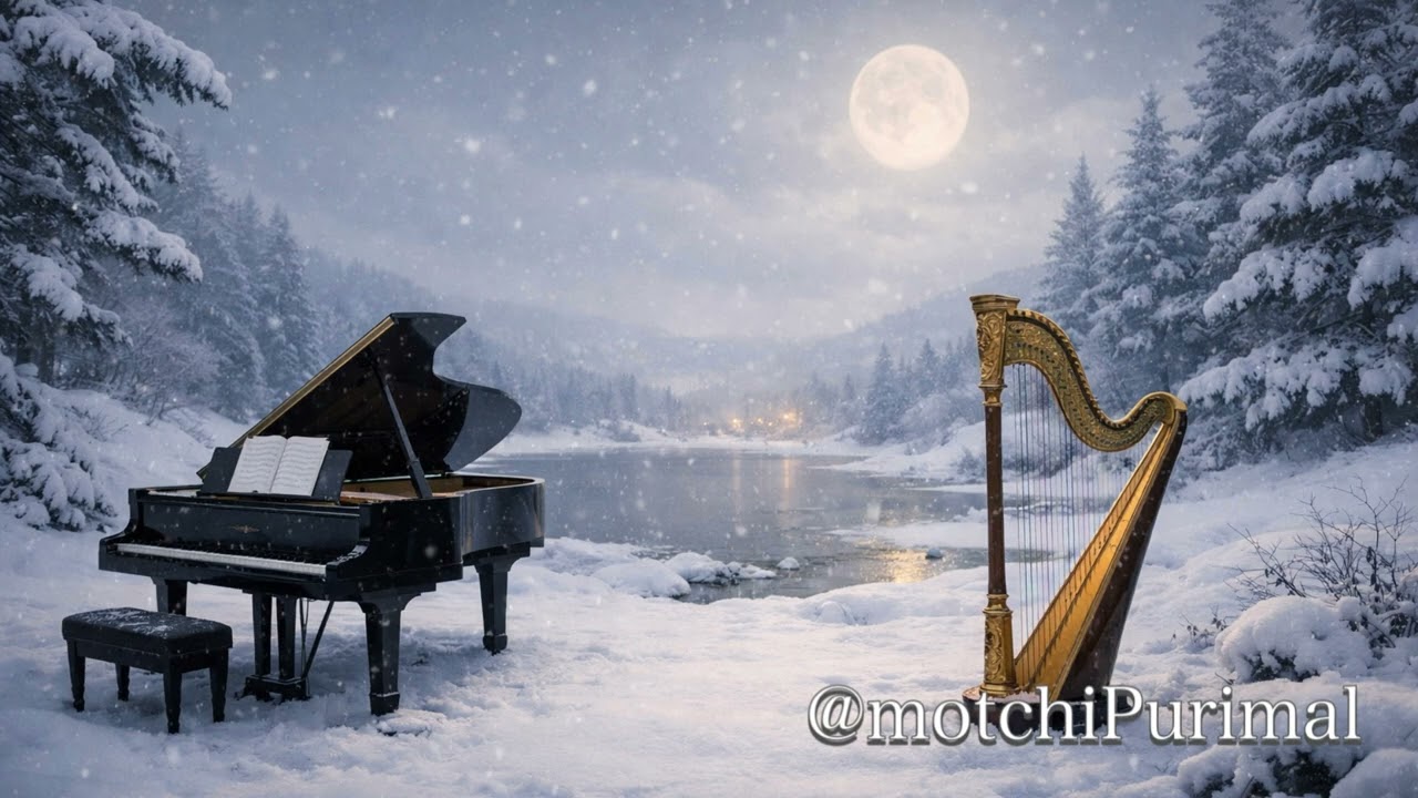 《ロシア民謡BGM｜Sad Russian Folk Piano & Harp（20分耐久）》