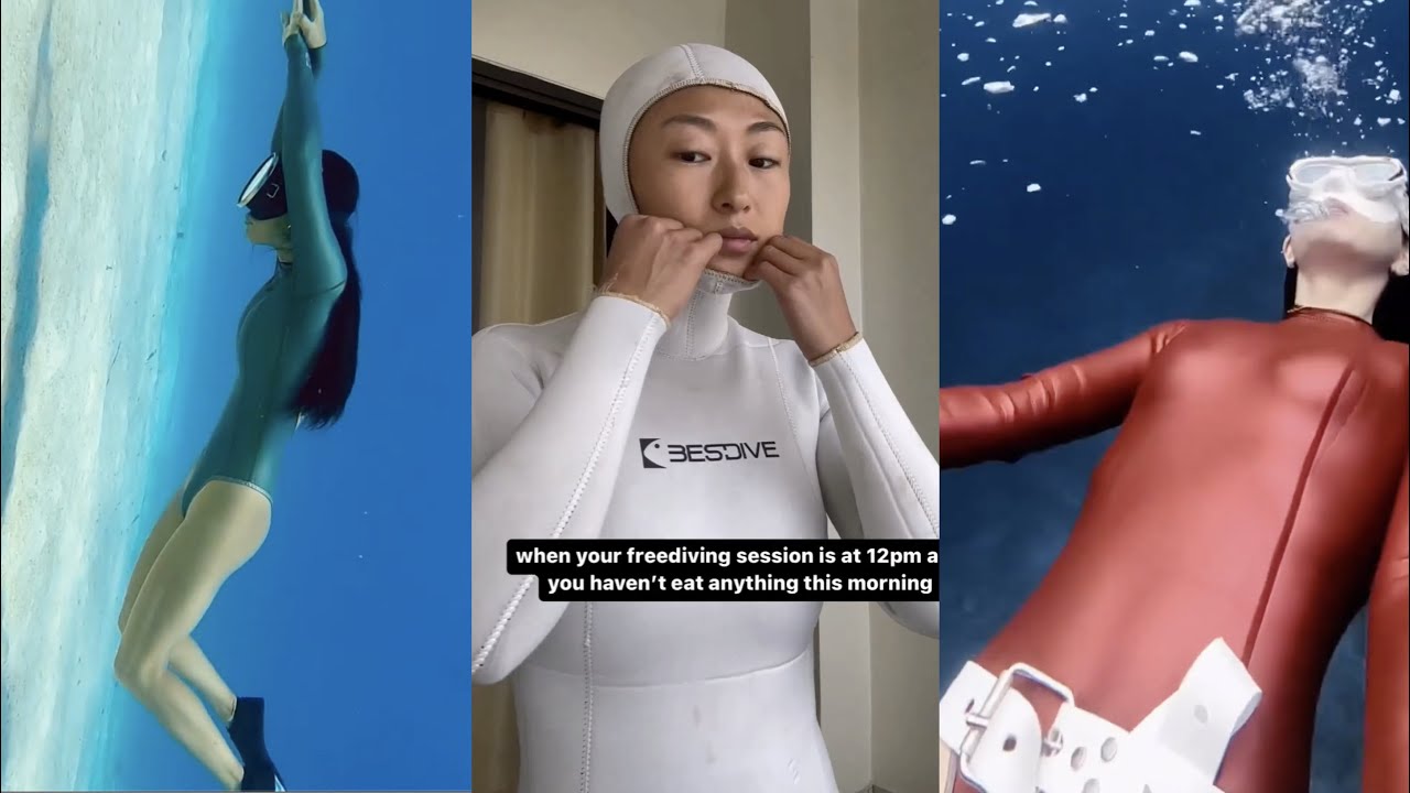 The Most Flexible Female Wetsuit Try On Review #36